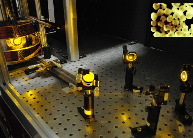     Mesure par des techniques optiques des propriétés de spin nucléaire dans des nanoparticules dopées de terres rares.                                                    © 2018 Diana Serrano - Chimie ParisTech - Université PSL