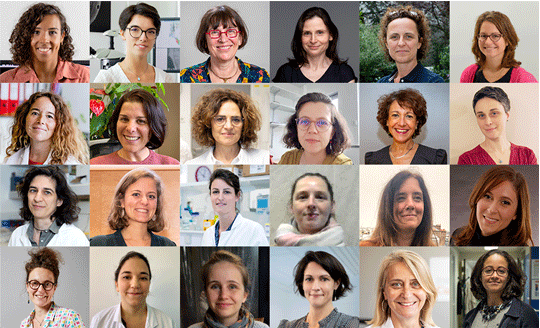 Portrait des femmes scientifiques de l'Institut Curie ayant marqué l'année 2022