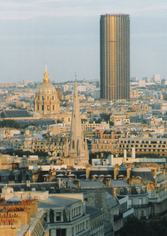 Le quartier de Montparnasse avec la Tour Montparnasse