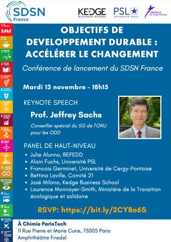 Pr. Jeffrey SACHS Réseau SDSN France