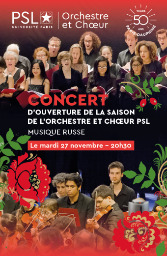 Concert inaugural de l'Orchestre et Choeur de PSL