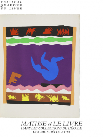Image : Henri Matisse, Jazz, Planche XX, Le tobogan © Succession H. Matisse. Conception graphique : Nora Duprat & Aglaë Miguel, diplômées EnsAD 2018.