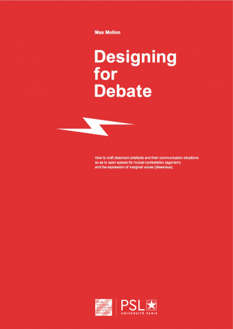 Affiche design pour débattre